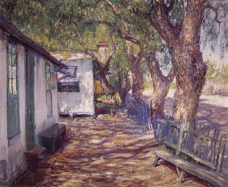 Guy Rose San Gabriel Road oil painting picture